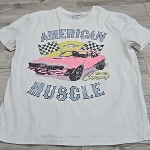 American Muscle Kids White T-Shirt